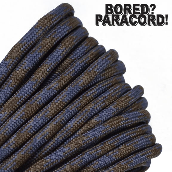 Bored Paracord Brand 550 lb Type III Paracord - Desert Foliage 50 Feet