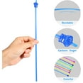 thumbnail image 4 of 20pcs Mini Hand Pointers, Plastic Mini Teacher Pointers Finger Pointer Sticks Small Classroom Pointer Finger Stick for Kids Primary Kindergarten Teaching Reading (Macaron Color, Transparent), 4 of 5