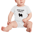 thumbnail image 2 of Every Baby Needs A German Spitz Dog Cute Baby Jumpsuits For Boy Girl 0-3 Months, 2 of 5