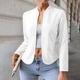 thumbnail image 4 of BEFOKA Blouses Jackets for Women Open Front Blazer Jackets 2025 Solid Color Blazers Long Sleeve Tops for Women Casual Outfits Office Work Suit Slim Fits for S-2X, 4 of 9