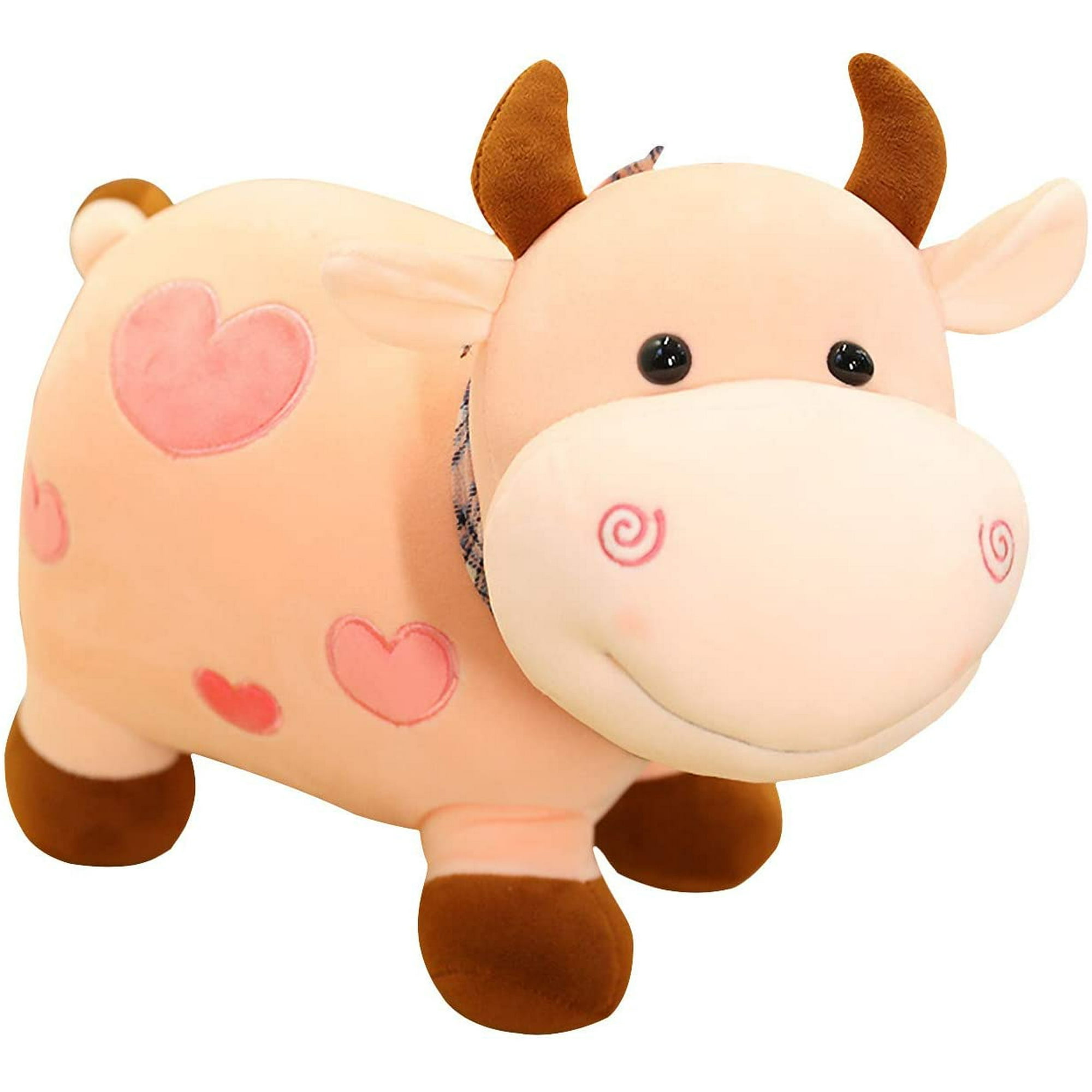 Peluche Mignonne, Vache Adorable, Shiba Dodu, Couple de Bétail Doux,  Chauffe-Mains en Peluche, Kawaii Caterpillar, Jouet Doux pour Décoration de 