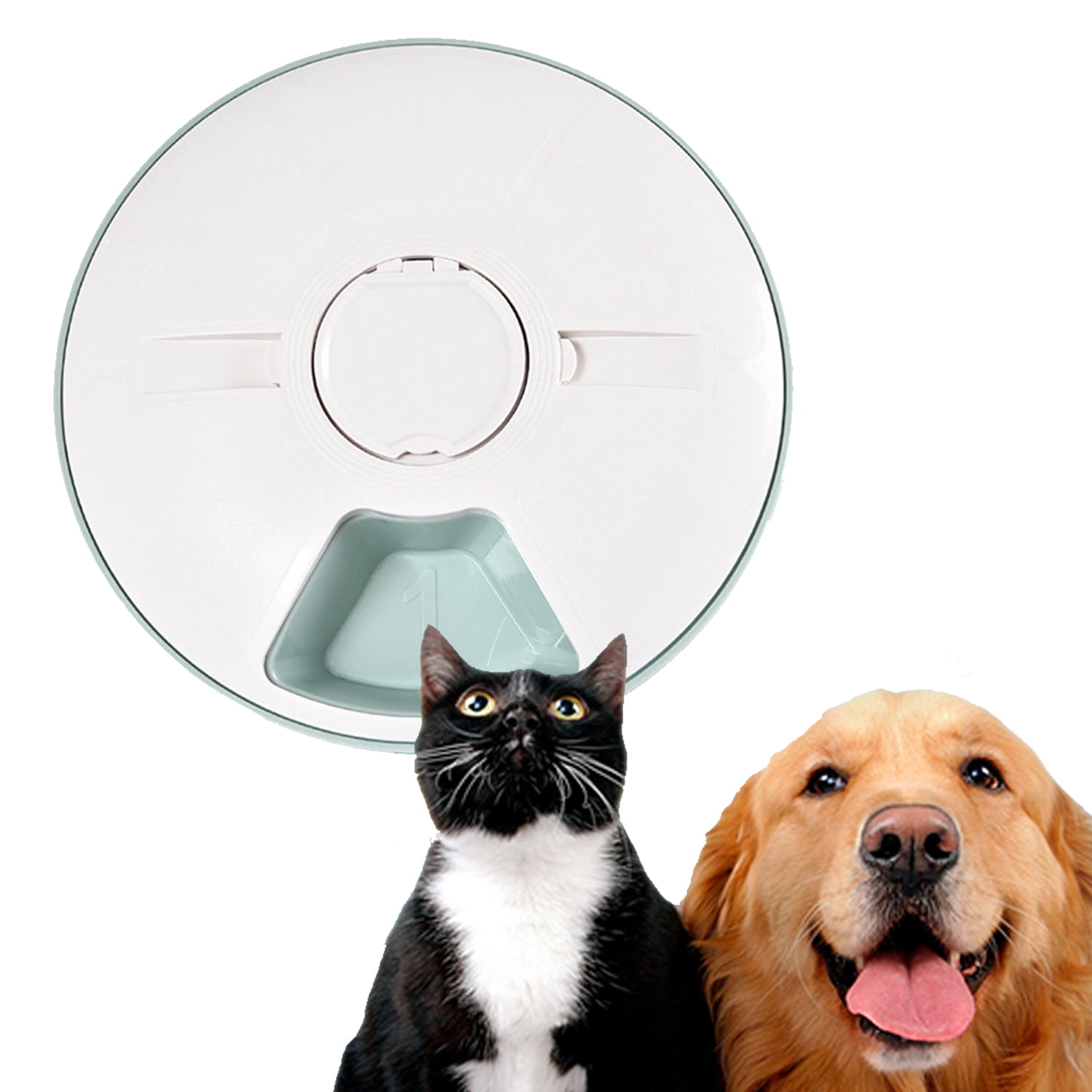 Automatic Pet Feeders Programmable 6 Meal Timing Pet Bowl Portion