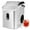 Stainless Steel Silver, variant on Moifoi 33lbs Countertop Nugget Ice Maker, Potable with Scoop, Soft Nugget Ice Ready in 10mins, Stainless Steel, Black