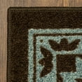 thumbnail image 5 of Maples Rugs Pelham Medallion Textured Dark Blue Brown Indoor Area Rug, 7' x 10', 5 of 8