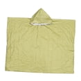 thumbnail image 2 of Poncho de lluvia de emergencia impermeable con capucha a prueba de viento equipo de camping impermeable reutilizable traje de lluvia capa con forro de, 2 of 8