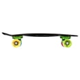 thumbnail image 3 of Maui and Sons 22 inch Black Cookie Logo Retro Cruiser Skateboard, 60mm Diameter PU Wheels, 3 of 10