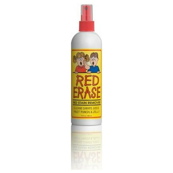 Red Erase Stain Remover Safe for Children & Pets Biodegradable 12 oz Bottle