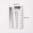 thumbnail image 2 of Unique Bargains High Precision SEC Size Estimation Chart 80mm for Diameter and Line Width Defects Measuring, 2 of 6
