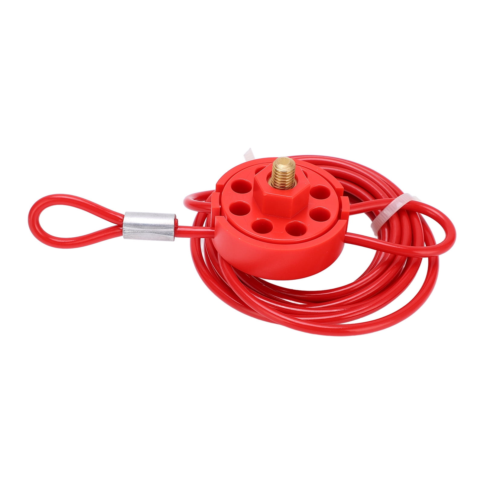 Lockout Tagout Cable Lock, 8 Holes Cable Lockout For Chemical Industry