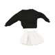 thumbnail image 3 of 1/12 Cabresco de la manga larga y falda de la falda del hombro del hombro para figuras de acción de 6 pulgadas Accesorios de ropa de muñeca BJD top negro, 3 of 8