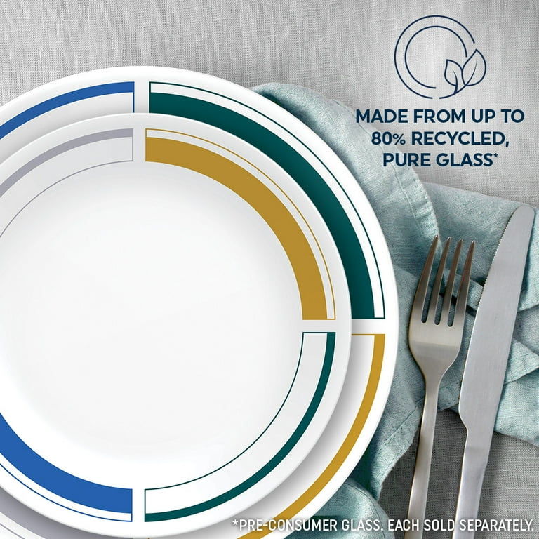 Corelle Color Block Salad Plate
