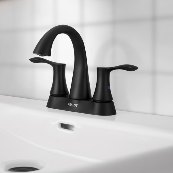PARLOS Centerset 2-Handle Bathroom Faucet with Drain Assembly