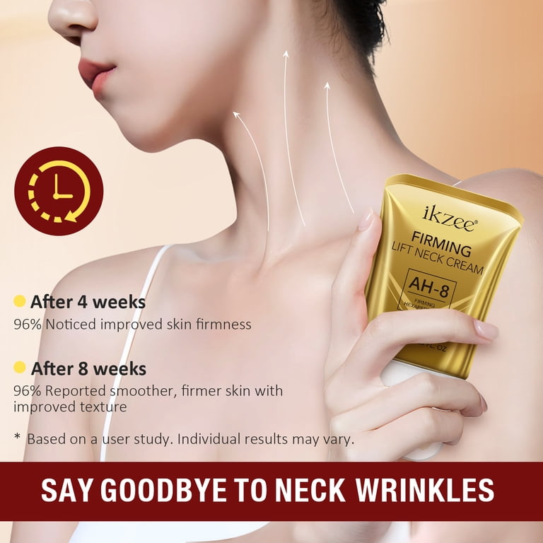 Yecuce, 2Pack AH-8 Firming Neck Cream with Roller Massager, 120g
