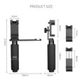 thumbnail image 3 of Empuñadura de teléfono Andoer Smartphone Vlogging Hand Grip Teléfono móvil Soporte para grabación de video Mango Estabilizador Abrazadera para teléfono móvil Ancho de 40 mm a 85 mm con micrófono y min Andoer  Agarre del teléfono, 3 of 7