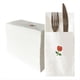 thumbnail image 1 of 50 Servilletas Desechables de con Bolsillo para Cubiertos, Impresas y Dobladas, de Papel Tipo Tela., 1 of 5