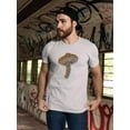 thumbnail image 2 of Neon Mushroom T-Shirt Men -Image by Shutterstock, Male 4X-Large, 2 of 4