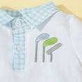 thumbnail image 4 of WOYY Boys Cotton Outfits Golf Embroidery Short Sleeve Polo Shirt & Shorts Set, Sizes 6M-4T, 4 of 8