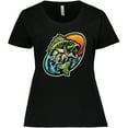 thumbnail image 3 of Inktastic Fishing Women's Plus Size T-Shirt, 3 of 5