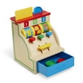 thumbnail image 4 of Melissa & Doug Spin and Swipe Wooden Toy Cash Register With 3 Play Coins, Pretend Credit Card, 4 of 9