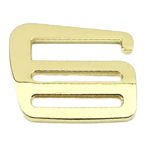 Metal Hook Webbing Buckles Hook Waved Buckles Adjustable Buckles Slide Buckles for Backpacks Luggage Strap Webbing