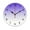Color-3, variant on Gradient Purple Time Decorative Wall Clocks Round Large Wall Watch Bedroom Home Decor 10in