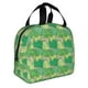 thumbnail image 2 of Easygdp Crocodile And Bush Bolsa Térmica Premium - Tela Oxford Impermeable, Gran Capacidad, Bolsillo Frontal, Unisex para Trabajo, Escuela, Actividades al Aire Libre y Picnics, 2 of 8