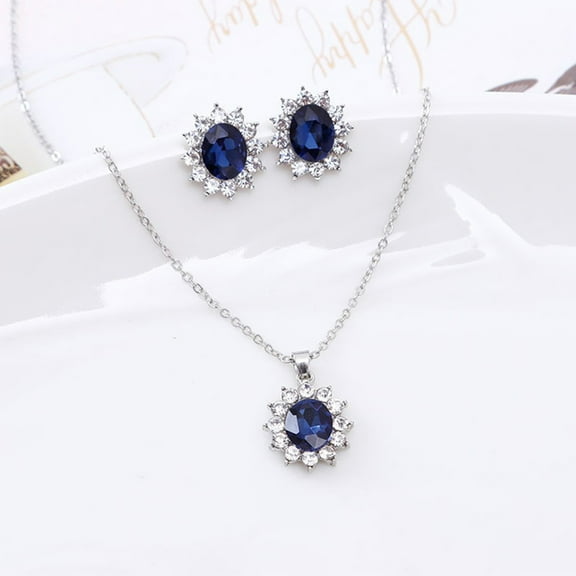 SPRING PARK Fashion Skin-friendly Alloy Jewelry Set for women, Necklace & Earrings, Party Jewelry Gift