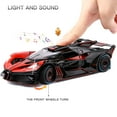 thumbnail image 4 of CHUNYAN 1/24 Bugatti Fireball alloy car model, with sound and light, rear wheel rebound, holiday gift, 4 of 7