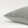 thumbnail image 3 of Rizzy Home Grey 20"X20" Solid Woven Poly Filled Throw Pillow, 3 of 5