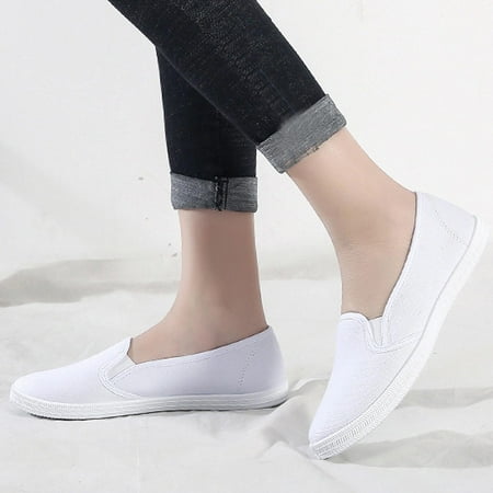 

Yedhsi Women s Ladies Fashion Casual Versatile Comfortable Canvas Flat Casual Shoes Flats Shoes