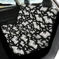 thumbnail image 3 of Renewold Bat Black Car Seat Covers Full Set, Front and Rear Bench Cover Protector Set Halloween Automobile Accessories Decor Universal Fit for Auto Truck Van SUV, 3 of 7