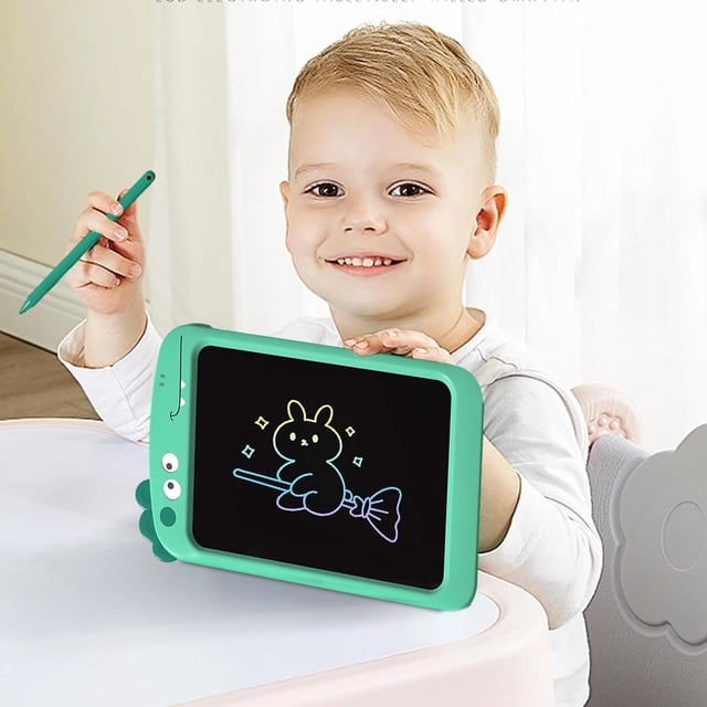 Tableta de escritura LCD, tableta LCD de 8,5 pulgadas con función de bloqueo, tableta de dibujo LCD borrable, panel de escritura LCD fácil de usar para niños de 3 a 7 años