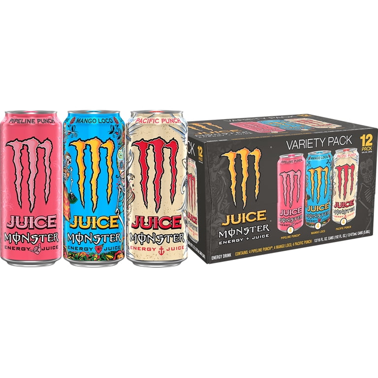 Monster Energy, Juice Monster, Variety Pack, 16 fl oz - Walmart.com
