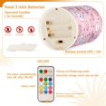 thumbnail image 5 of Yayeee Flameless Candles with Remote Flickering Battery Operated Multi Color Changing, Pink Halloween, 5 of 7