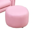 thumbnail image 3 of Resenkos Toddler Sofa with Footstool, Upholstered Armchair for Playroom & Nursery, Pink, 3 of 7