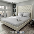 thumbnail image 5 of Manhattan 1000 TC Cotton Rich Sheet Set Light Grey Twin, 5 of 5