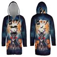 thumbnail image 3 of Happy Halloween Vampire Devon Rex BOO with Pumpkins Fun and Spooky All Over Print 3D Hooded Duffle Toggle Coat Cat Lover Kitten Owner Gifts - 00018, 3 of 6