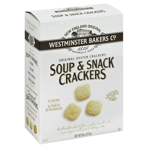 Westminster Soup & Snack Crackers 8 oz (Pack of 12)