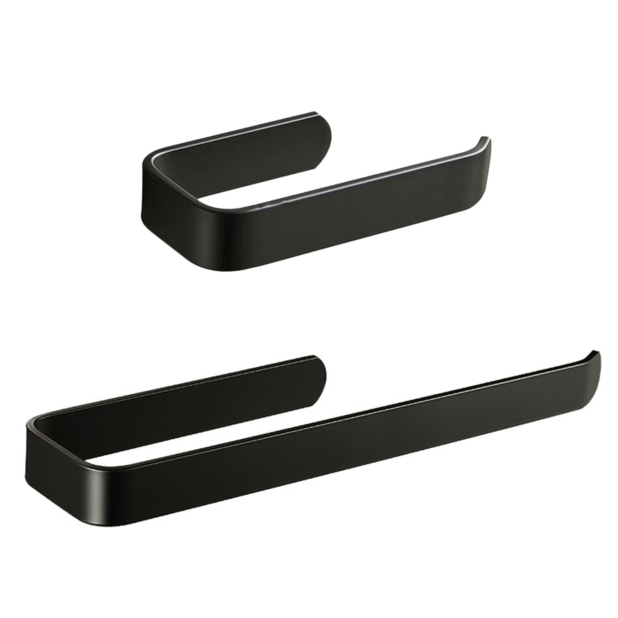 MOGFCT Matte Black Paper Towel Holder for Kitchen Bathroom Toilet Paper ...