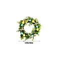 thumbnail image 3 of Colorful Easter Egg Wreath with Artificial Flowers for Spring Decor - Indoor & Outdoor Holiday Wreath, 3 of 6