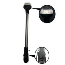 Pactrade Marine Fold Down Pontoon Boat LED 16" H All-Round Anchor Light White