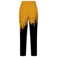 thumbnail image 4 of VEKDONE Womens Linen Long Pants Yellow S, 4 of 5
