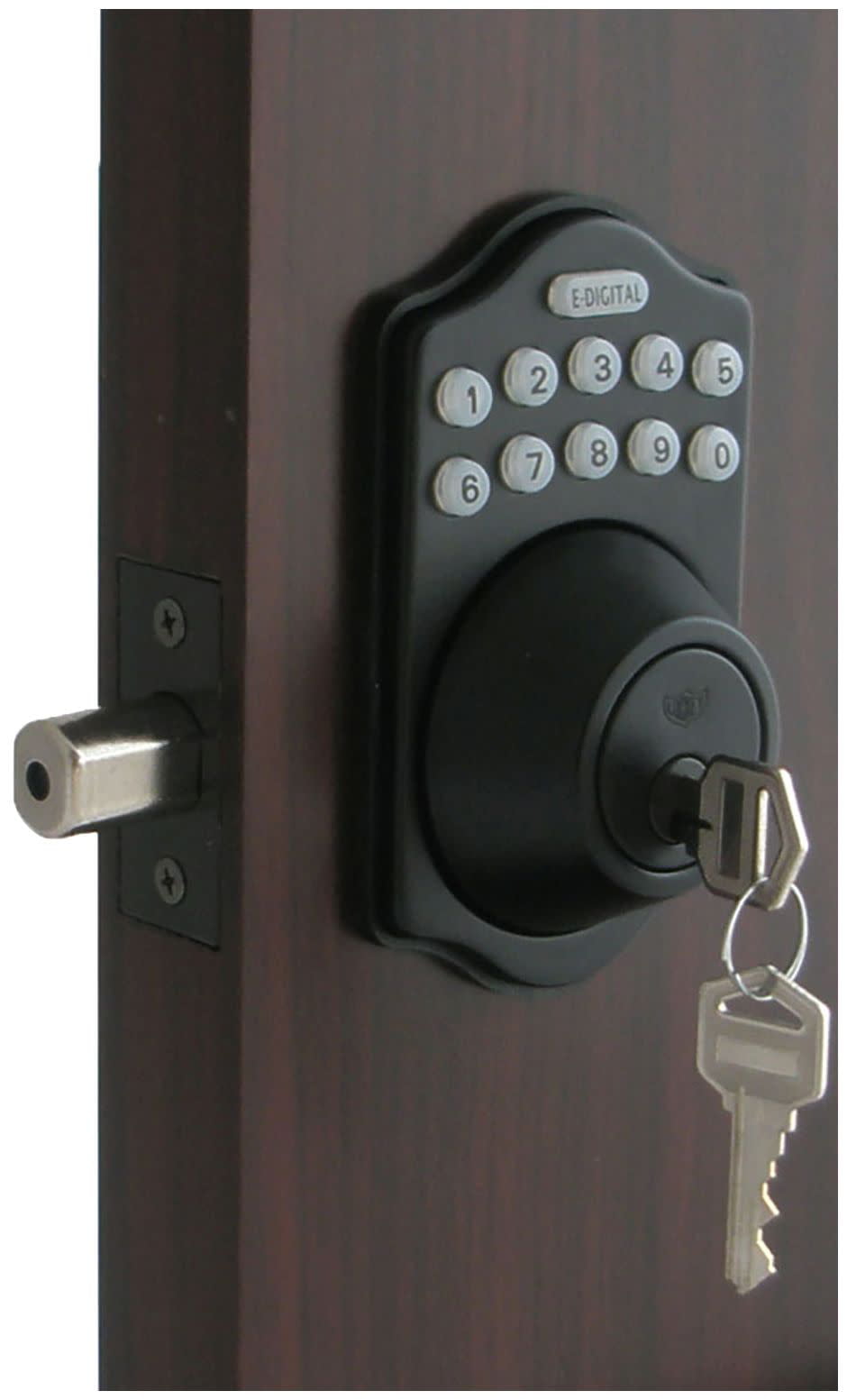 Details about   Keypad Entry Door Lock Keyless Security Code Auto Lock Hadle Set Home Garage New 