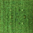 thumbnail image 1 of Ahgly Company Indoor Square Oriental Green Industrial Area Rugs, 6' Square, 1 of 4