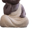 thumbnail image 1 of Adorno Hecho para Casa de Té, Tienda de Bebidas, Decoración para hogar, Miniatura - Blanco Macarena Pequeña estatua de Buda, 1 of 6