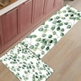 thumbnail image 3 of Kitchen Rugs Set of 2 Watercolor Vines Kitchen Mats Rugs Non Skid Washable Anti Fatiguee Repeating Delicate Doormat Carpet for Bedroom Bathroom Living Room 17x30in+17x47in, 3 of 6