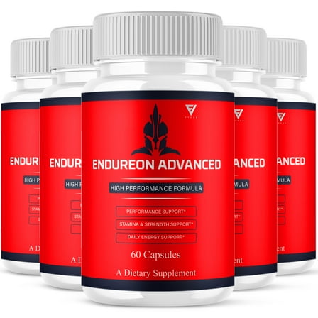 (5 Pack) Endureon Advanced Performance, Endureon Energy Support (300 Capsules)