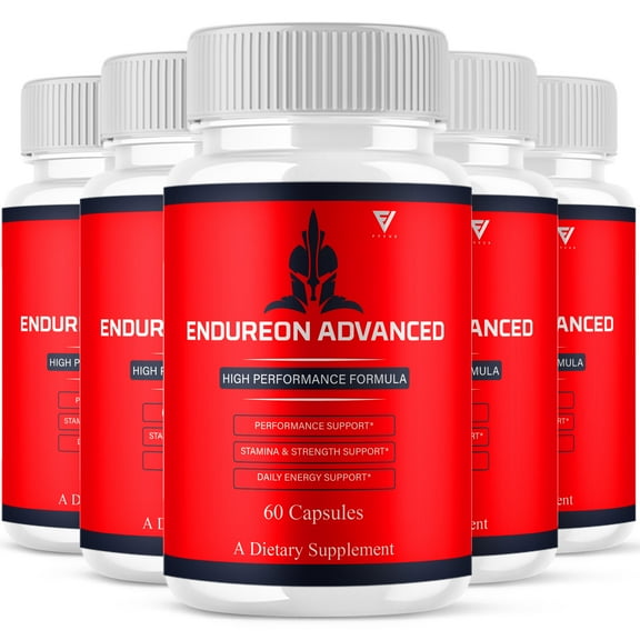 (5 Pack) Endureon Advanced Performance, Endureon Energy Support (300 Capsules)