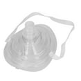 thumbnail image 5 of Protector facial CPR, silicona suave, reutilizable, reanimación cardiopulmonar, cubierta facial de emergencia, color blanco, 5 of 5