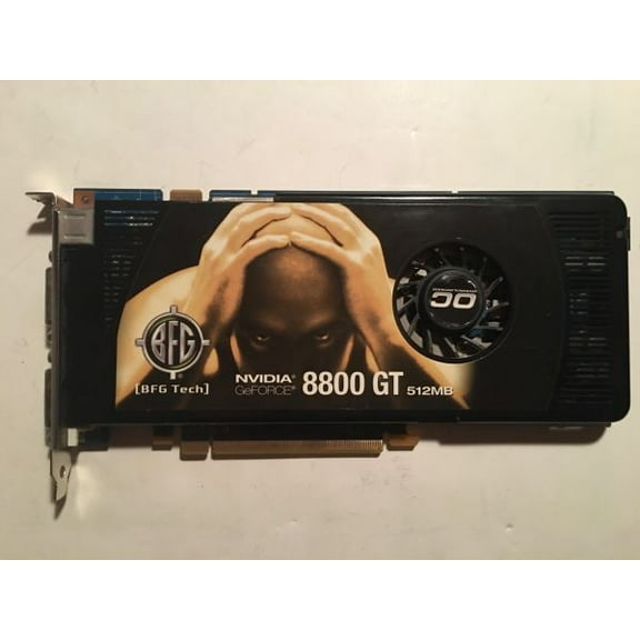 Bfg technologies nvidia grforce 8800gt bfgr88512gt0ce 512mb gddr3 256 bit svideo pci-e